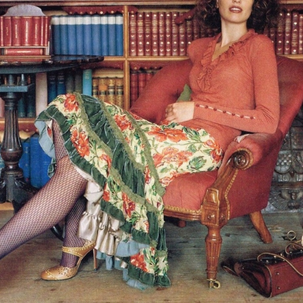 Anthropologie Odille Eastbourne Skirt